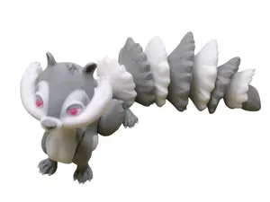 3D Printed Squirrel Figurines - Perfect for Home Decor