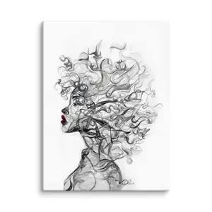 Transcendence Canvas Art Painting for Living Room Home Decor Modern Abstract Wall Art with Frame Ready to Hang 40x60 Inch High Quality Canvas Prints for Bedroom Office Decoration