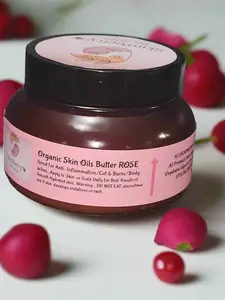 SkinPoetry1 ROSE Organic Skin Oil Butter 8oz Body Care Coconut