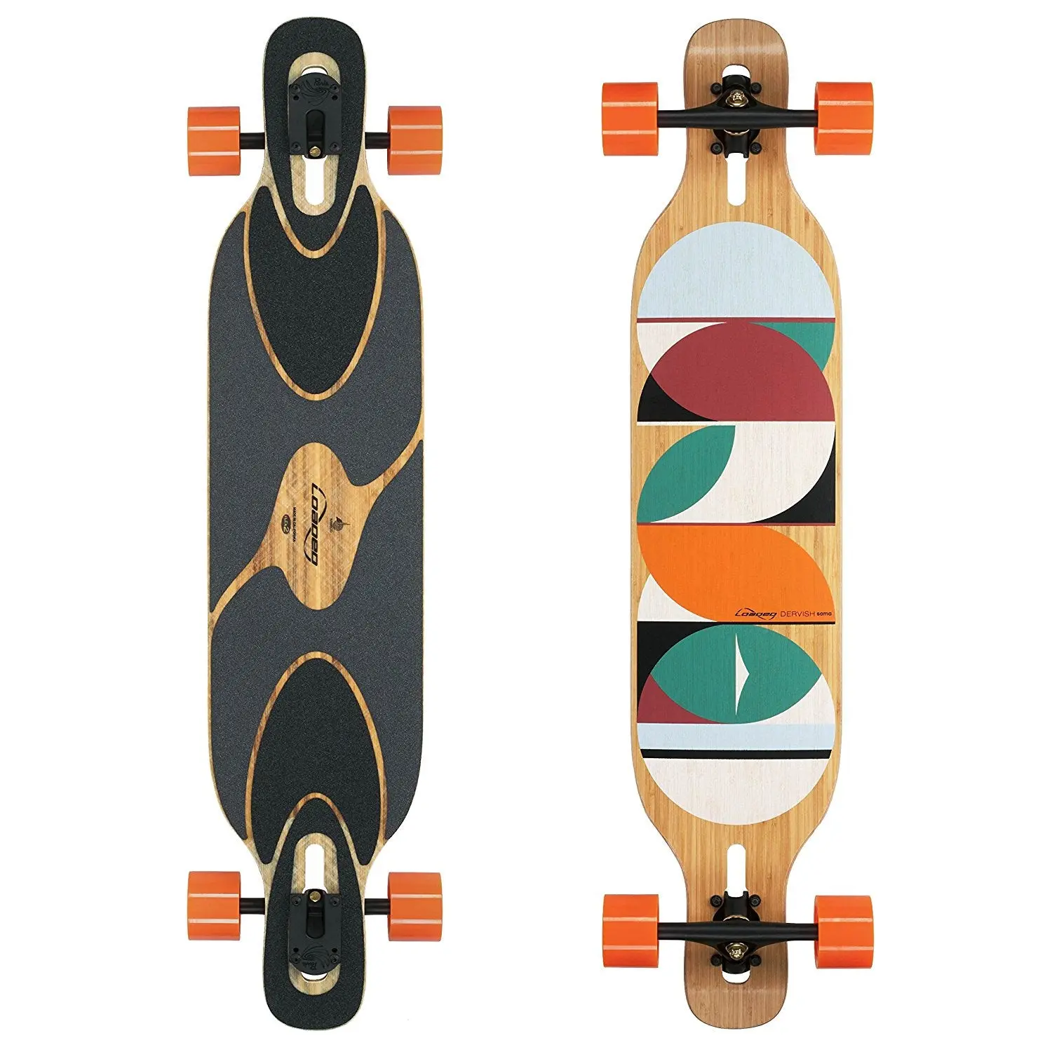 Loaded Boards Dervish Sama Bamboo (In Heat Wheels, Paris Trucks, Flex 2)