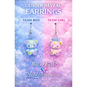 Gender Reveal Earrings