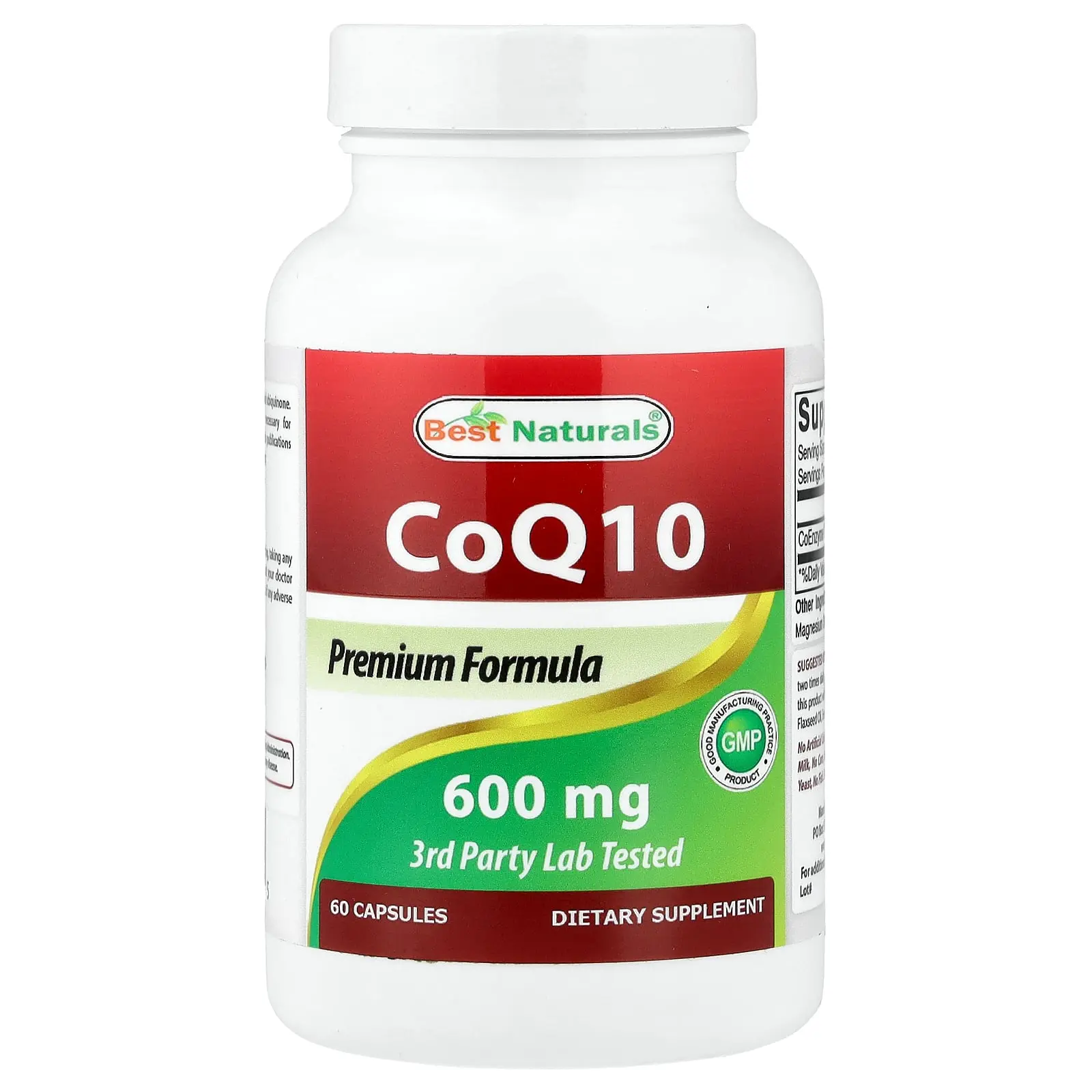 Best Naturals CoQ10, 600 mg, 60 Capsules