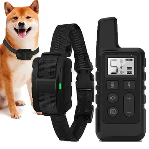 1500Ft Dog Training Collar With 3 Training Modes, Remote Electronic Dog Shock Collar, Electric Shock Collar,Rechargeable Waterproof Pet Trainer
