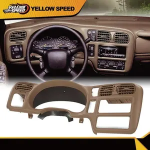Fit For 1998-2004 Chevy S10 GMC Sonoma Jimmy Blazer Speedo Dash Bezel Single Din