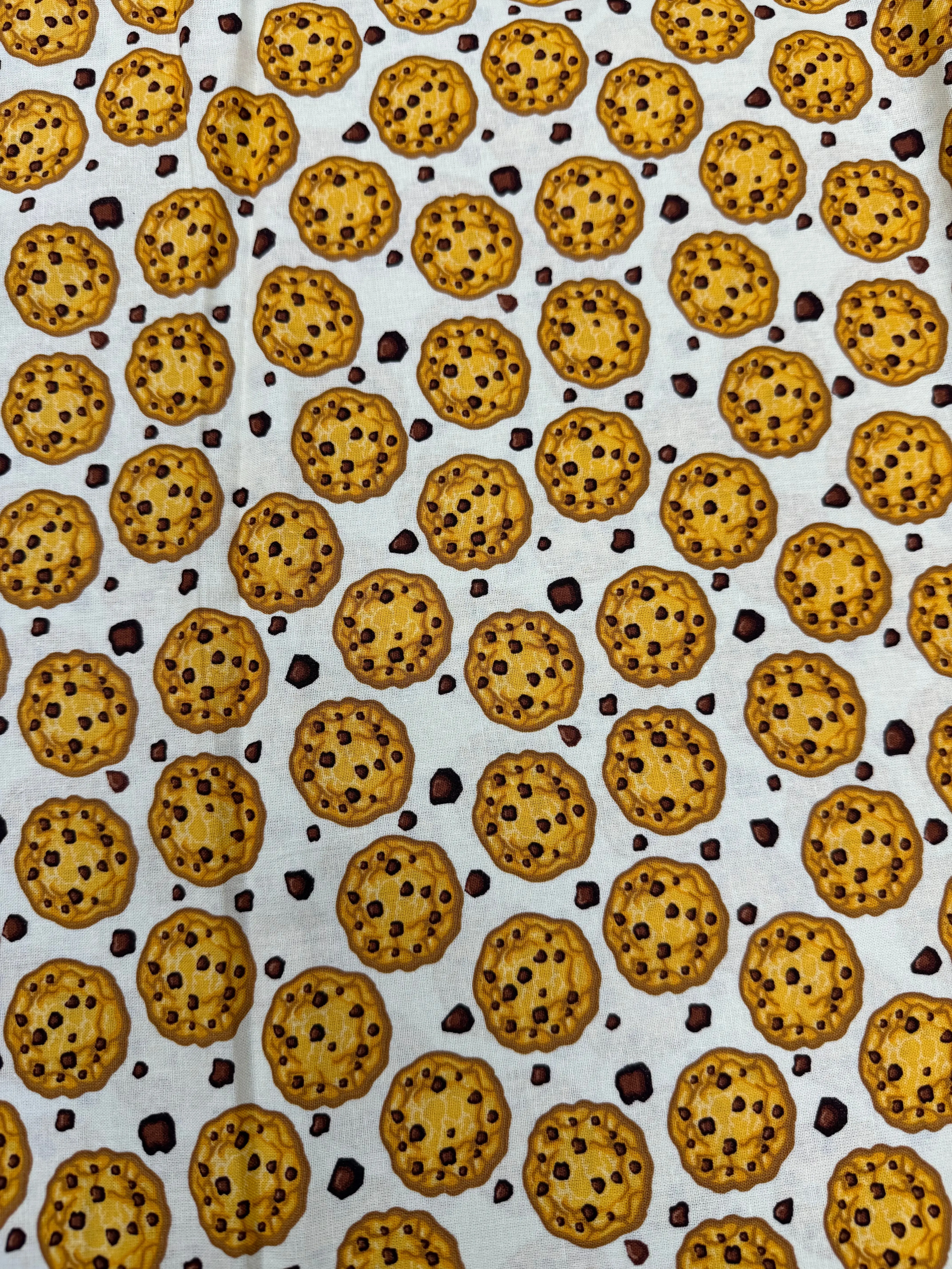 Chocolate Chip Cookies Quilting Fabric | 8-Yard Continuous Cut