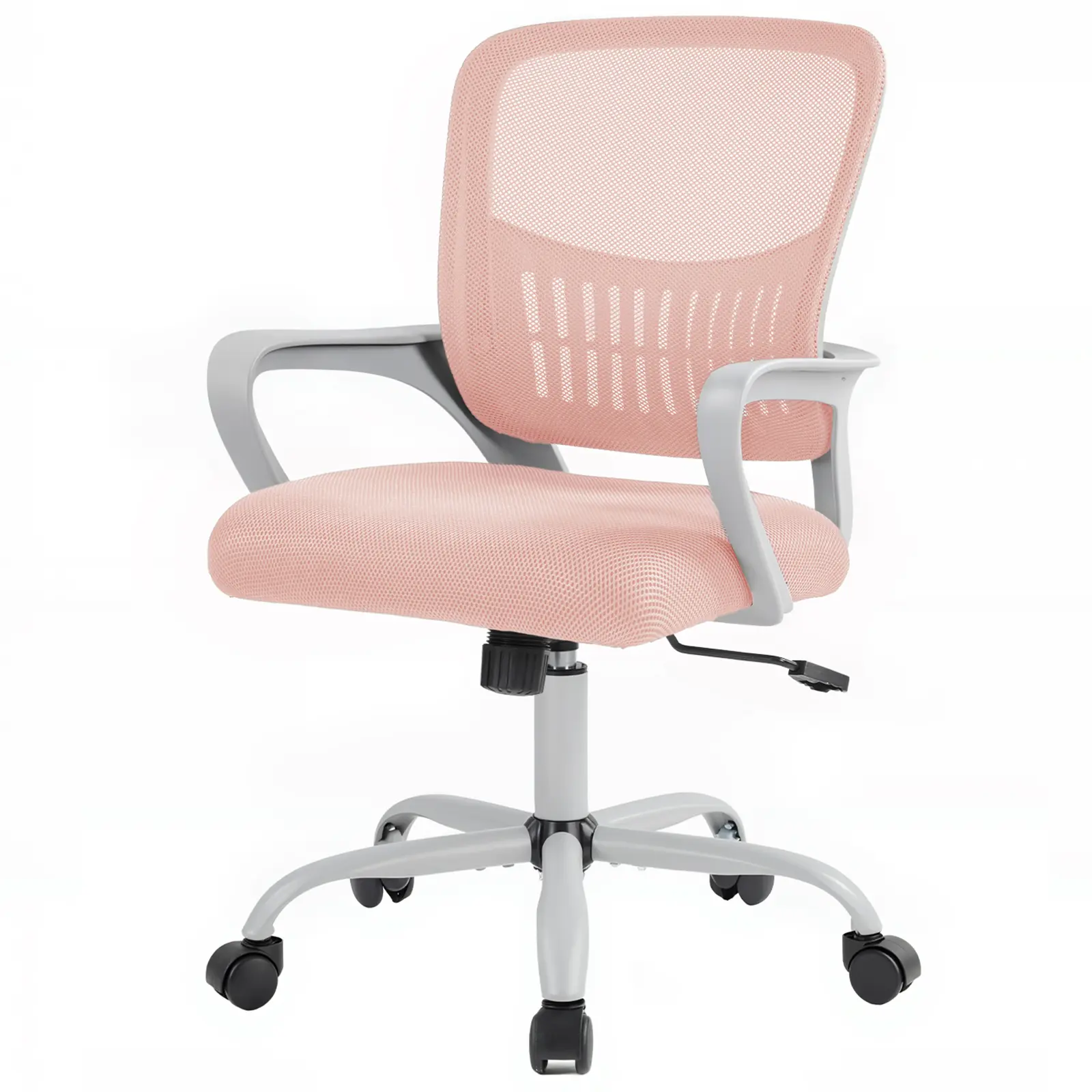 Sweetcrispy Ergonomic Mesh Material Office Chair - Comfortable, 360-Degree Swivel, Gravity-Controlled, Height-Adjustable Desk Chair with Lumbar Support for Home, Work, Mesh Material Chair, Comfortable Desk Chairs