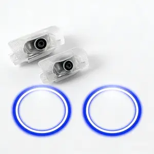 HD Never Fade LED Car Door Welcome Projector Lights For Toyota, 2Pcs Ghost Shadow Light Compatible With Camry Corolla Highlander Avalon Prius Sienna Tundra Land Cruiser