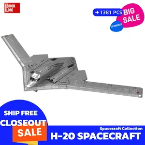[BrickLORE](SHIP FREE)H-20 Spacecraft Closeout Sale 1381 PCS Gift Toys Bricks