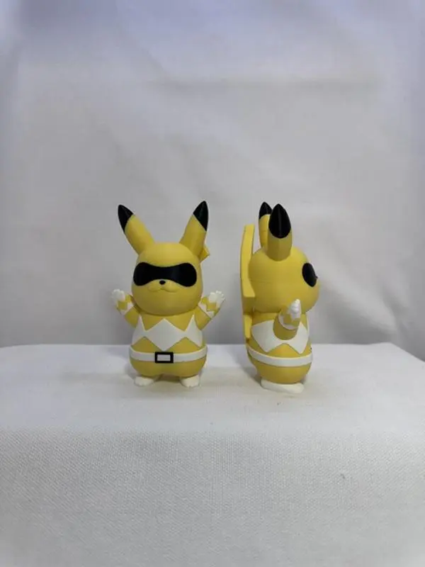 3D Printed Pikachu Yellow Power Ranger