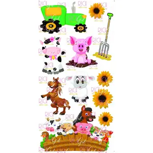 Barnyard Farm Animals Yard Card Set | Farm Birthday Party Lawn Signs