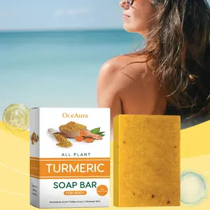 OCEAURA Foam-Based Lemon Turmeric Kojic Acid Cleanser (Body Wash) - Deep Cleansing, Moisturizing Moisturizer, Oil-Control, Skin Repair for All Radiant Skin; Viori Pro Castor Hydrating Shampoo Soap