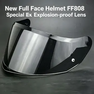New Ff808 Full Helmet Dedicated Explosive-Proof Lens, Sunshade Color Film, Day-Night Universal Night Vision Brightening