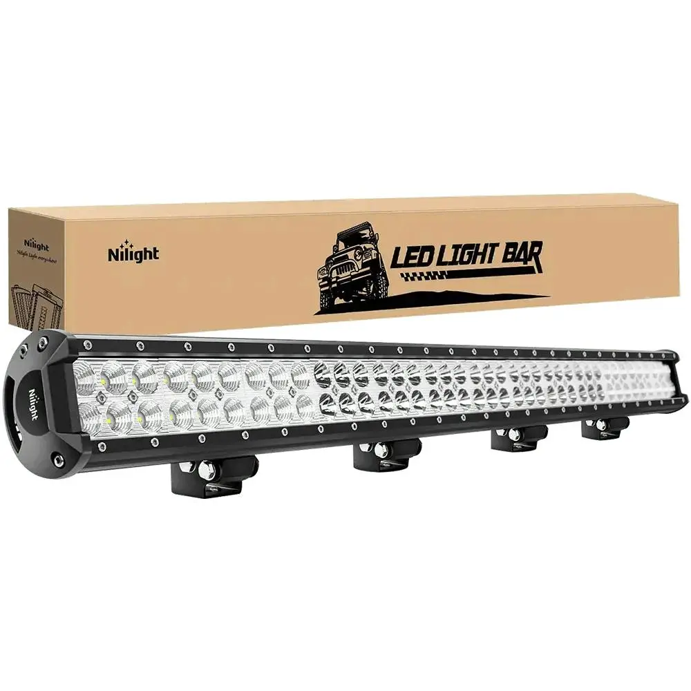 Nilight 36-Inch 234W Double Row Spot-Flood LED Light Bar, Car-Mounted Work Lighting for Automotive & Motorcycle Use, Led Car Lights