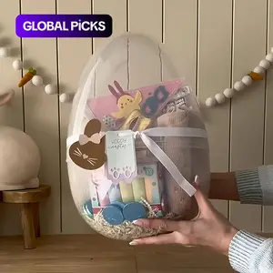 Giant 12 Inch Transparent Plastic Easter Egg, Perfect for Egg Hunt, Party Decoration, Candy Storage, Gift Packaging, Surprise Gifts, Quirky Gift, Holiday Supplies #GLOBAL PICKS