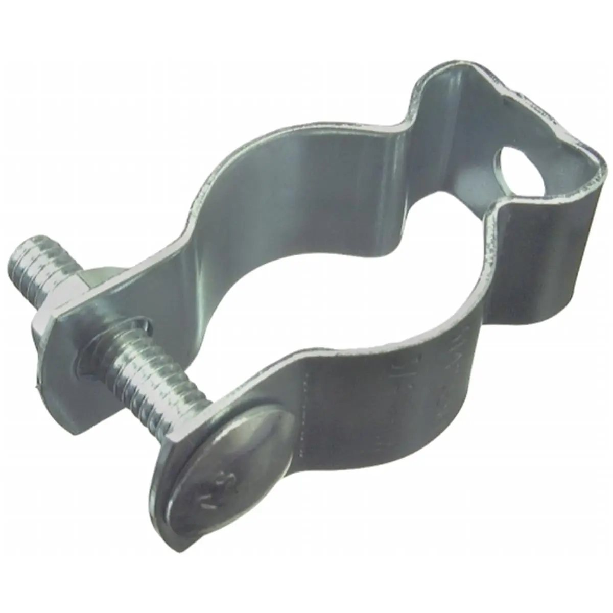 Halex 3-Inch Steel Conduit Hanger with Nut and Bolt - Heavy-Duty Clamp for Securing Conduit (Rigid or IMC Electrical)
