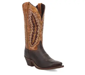 Sundra Leather Boot - Chocolate/Chocolate