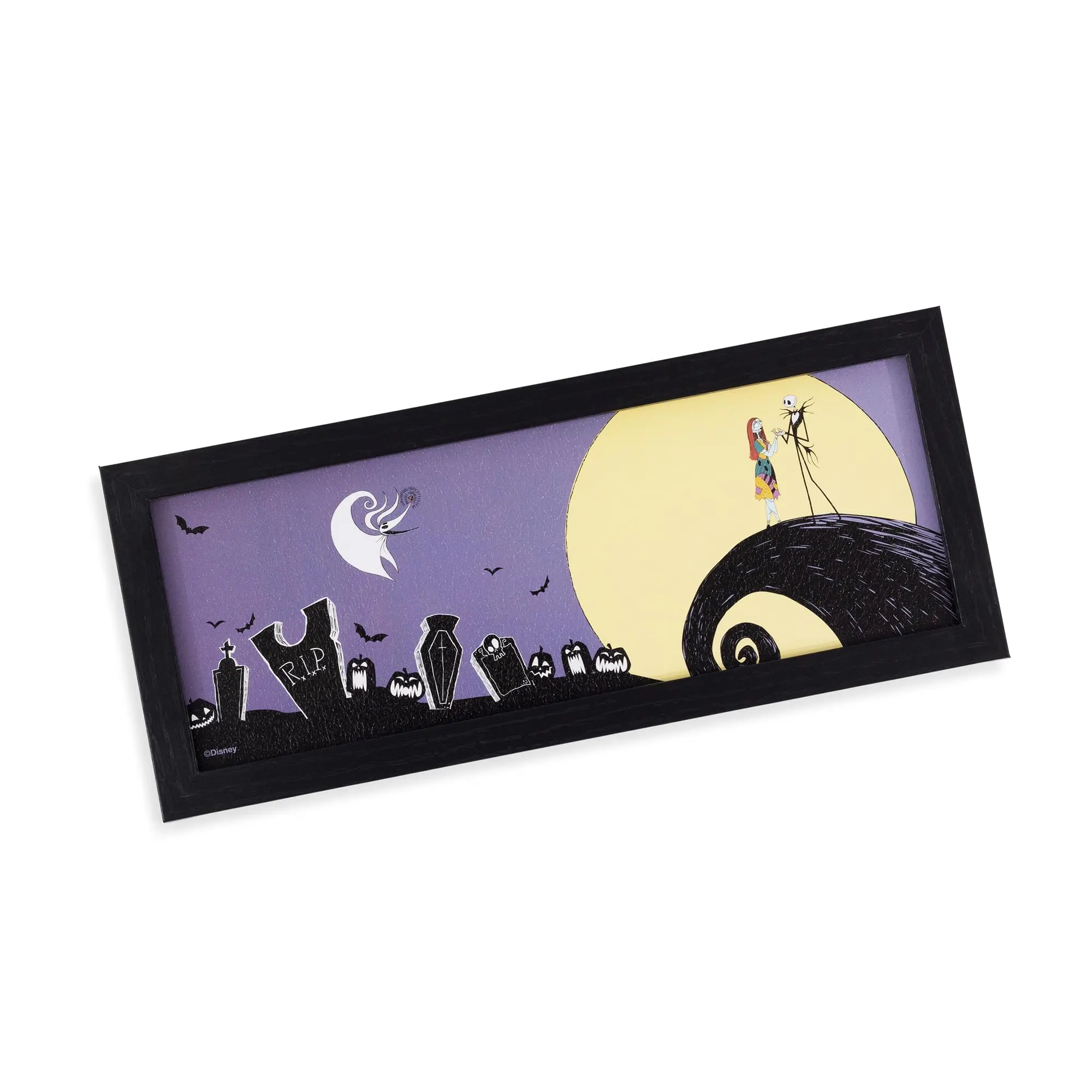 The Nightmare Before Christmas 12 x 5 Inch Framed MDF Wall Art The Nightmare Before Christmas 12 x 5 Inch Framed MDF Wall Art