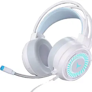 White Ear  gaming headset  microphone  wired esports  headset