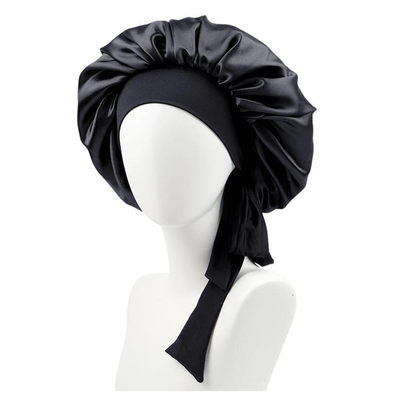 NEW IN Satin Bonnet Hair Bonnet for Sleeping Braid Bonnet Adjustable Bonnet Tie Bonnet Night Cap Sleep Bonnet for Women Curly Hair