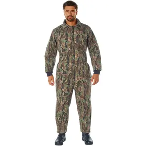 Smokey Branch Camo - Outdoor Insulated Coveralls, Cold Weather Hunting Suit