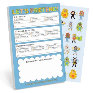 Let's Pretend! Playtime Pad with Sticker Sheet