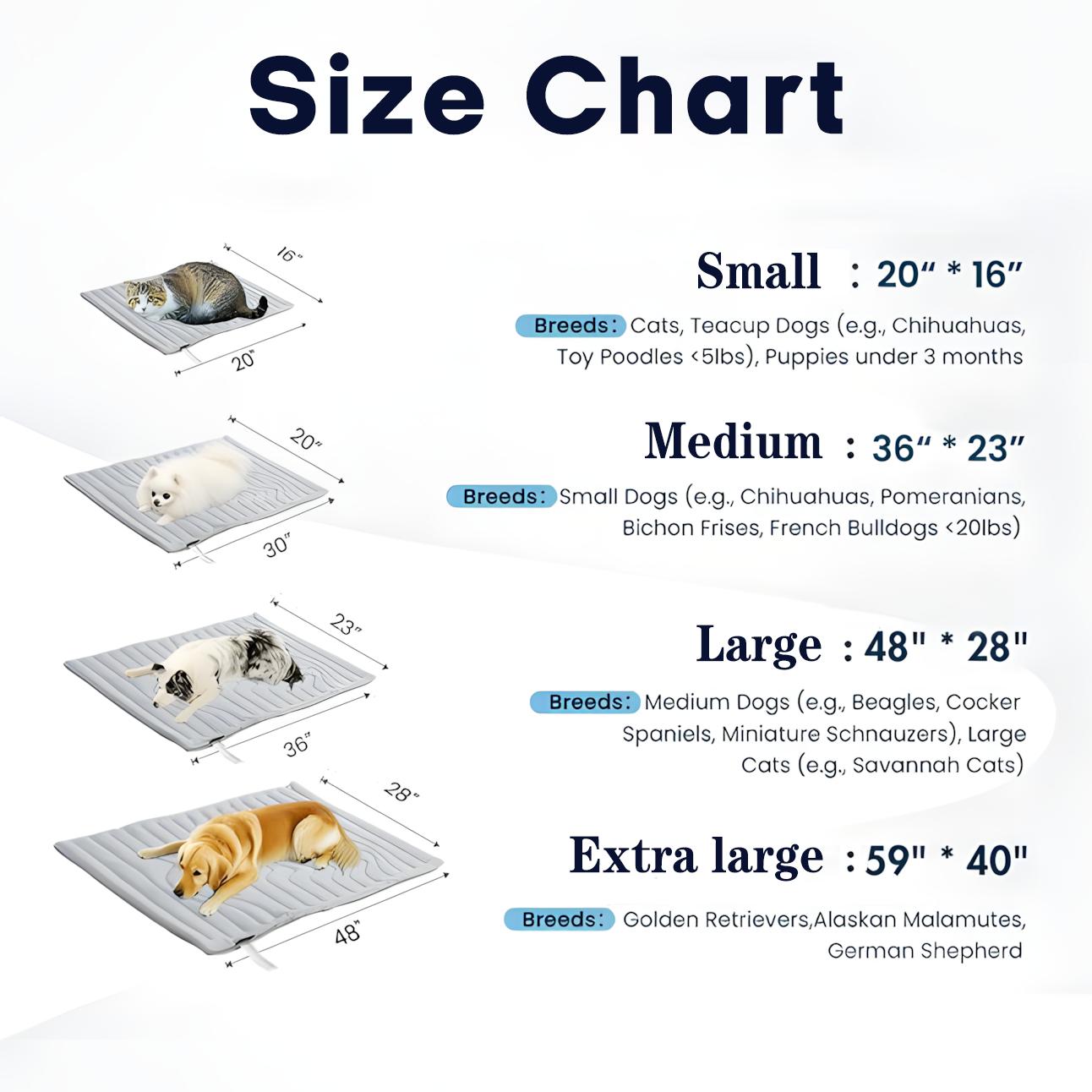 Vagascape Bamboo Cooling Pet Mat for Dogs & Cats – Cozy Cooling for All Seasons, Eco-Friendly, Odor-Resistant & Breathable Bed Mat, Portable, Machine Washable, Durable, Ideal for Crates, Cars & Camping