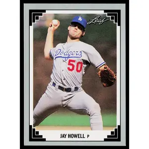Jay Howell 1991 Leaf #98 Los Angeles Dodgers