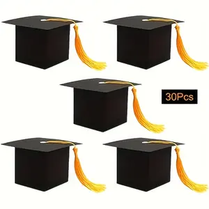 30 pieces of graduation cap candy boxes, graduation party supplies, 2026 decorations, graduation gifts, candy boxes suitable for graduation party gifts