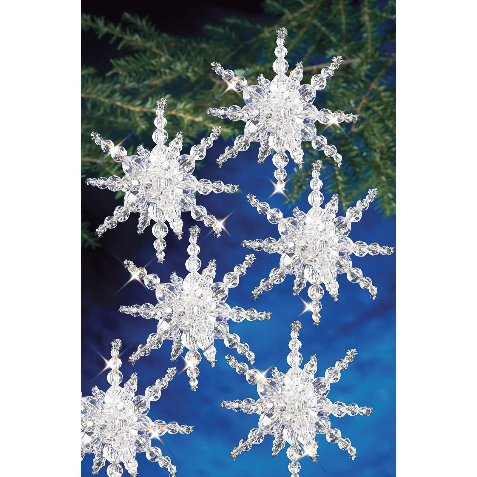 Snow Cluster Beaded Ornament Kit