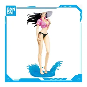 Bandai Genuine Anime One Piece Nico Robin Swimsuit Character Ornament PVC 23cm Figure Scene Model Toy Gift Peripheral Collection