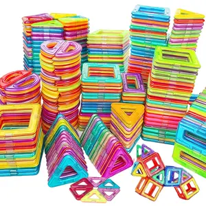 40pcs/58pcs/80pcs/100pcs DIY Magnetic Building Blocks Set, Large Stem Construction Toys, Random Colors, Halloween, Thanksgiving, Christmas, Birthday Gifts