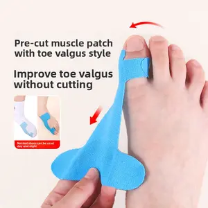 Children's thumb valgus muscle sticker, hallux valgus aligner, toe muscle sticker, elastic bandage, big toe valgus correction