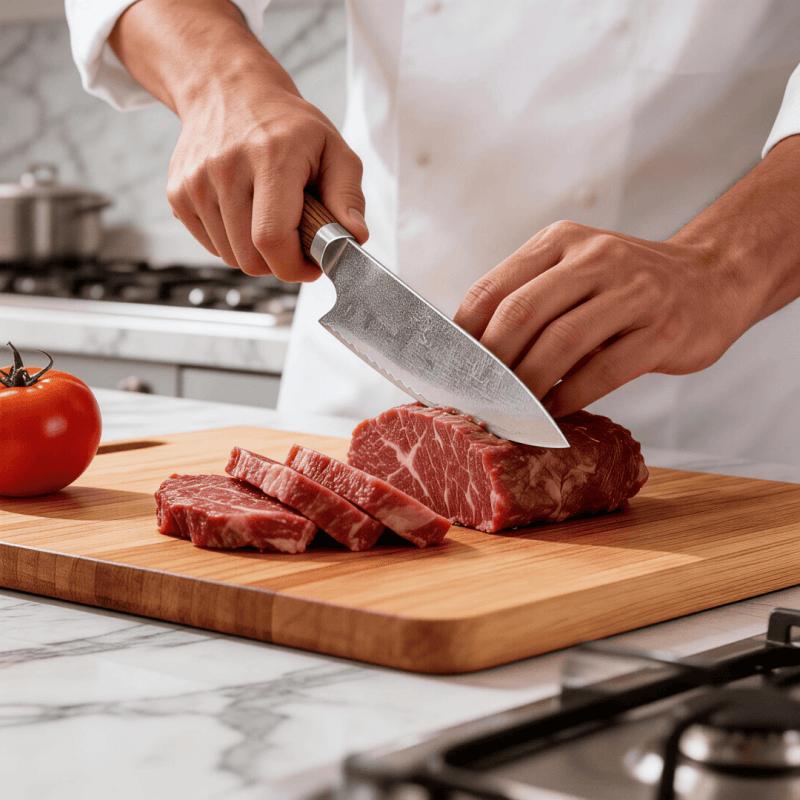 YUANREN 2-Piece Gift Series Knife Set | 8" Chef Knife & 5" Paring Knife | AUS-10 Damascus Steel (67 Layers) | Full Tang with Golden Pakkawood Handle & Mosaic Pin | Luxury Gift for Home Chefs