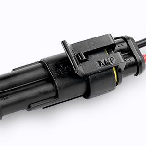 Nilight - 50020R 2Pin Way 16AWG Waterproof Wire 1.5mm Series Terminal Connector-10 Pack,2 Years Warranty