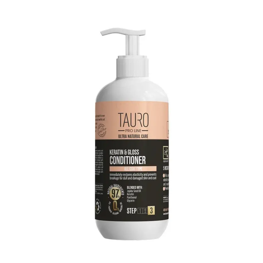 Keratin & Gloss Dog & Cat Conditioner for Silky Smooth Finish