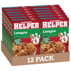 Helper Pasta Lasagna, 6.9 Ounces, 12 per Case.