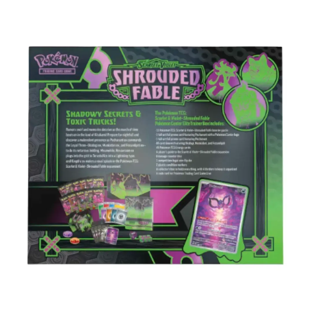 Pokemon Center Exclusive ETB: Shrouded Fable Elite Trainer Box ( with 11 Booster Packs, 45 Cards, 1 Full-Art Foil Promo Card, and Organizing Dividers tcg - TikTok Shop Pokemon Center Exclusive ETB: Shrouded Fable Elite Trainer Box ( with 11 Booster Packs, 45 Cards, 1 Full-Art Foil Promo Card, and Organizing Dividers tcg - TikTok Shop