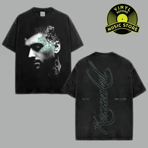 VINYL - KONNAKOL Blur Malik Graphic T-Shirt, Pop Music Hoodie, Gift for fans Bradford Bad Boy Pop Music Mexico-Style Tee