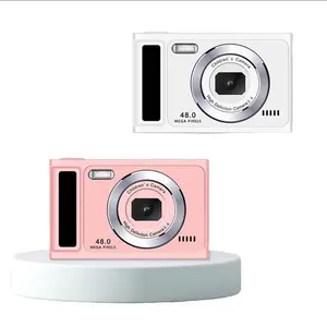 Portable Digital Camera, 48mp Auto Focus Video Shooting, 8x Zoom Compact Camera, Anti-Shake Function, Includes 32GB/64GB Card, High Definition Camera