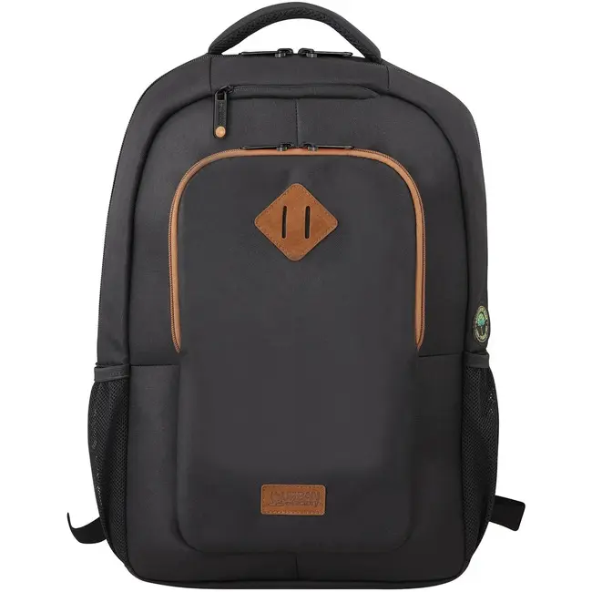 Urban Factory CYCLEE Laptop Backpack, Black, 10.5-15.6" Fit, Shoulder Strap, Zipper Closure, Protects Laptop (ECB15UF)