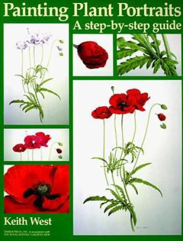 USED Book - Painting Plant Portraits: A Step-by-Step Guide by Keith R. West (Paperback) - english