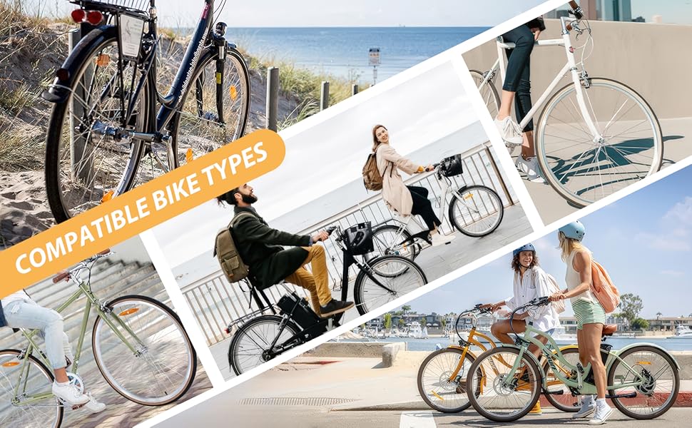 Hycline 26X1 3/8 Bike Tire Set: 2-Pack (37-590) Folding High-Density Bicycle Tires with Schrader Tubes & Tire Levers – Fits Vintage 26×1 3/8 City/Commuter Bikes