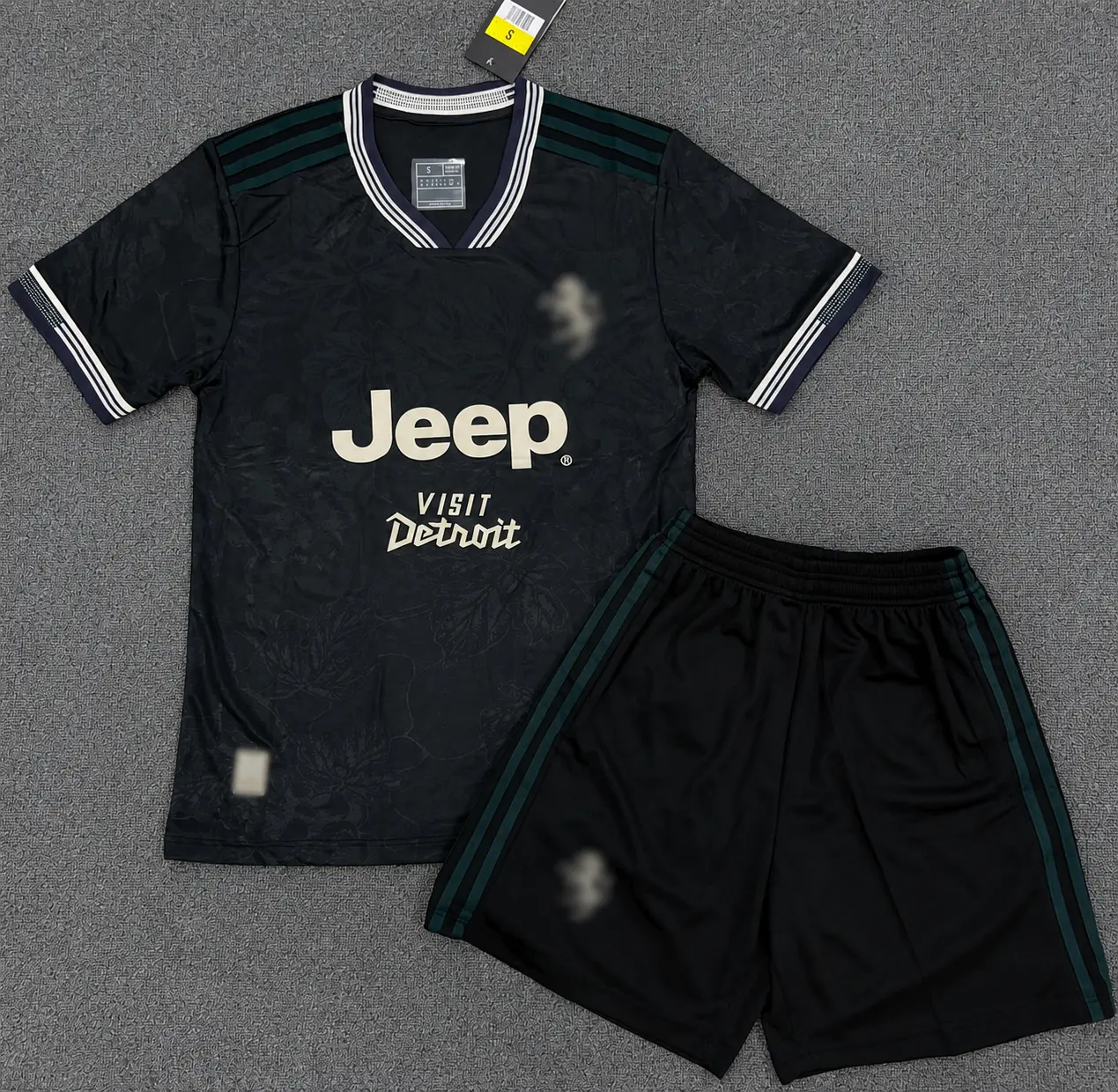 2025/26 Men's Black Football Kit – Fan Edition (Full Set)