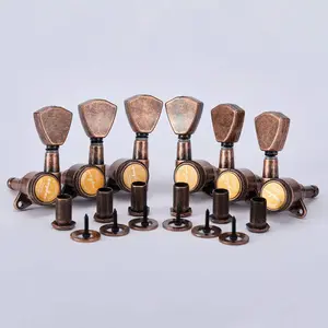 Guyker Relic Copper 3x3 Locking Guitar Tuners – 1:18 Ratio for 10mm Headstock Holes
