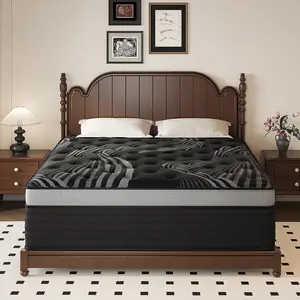 12/14 Inch Twin Full King Queen Mattress , Hybrid Mattress in a Box, Memory Foam and Individual Pocket Springs, Edge Support, Motion Isolation & Pressure Relief, Medium Firm