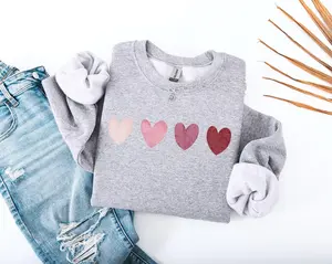 Valentine Heart Sweatshirt, Cute Valentine Sweatshirts, Valentine Sweatshirts, Vintage Valentine Sweatshirt, Valentine Pullover