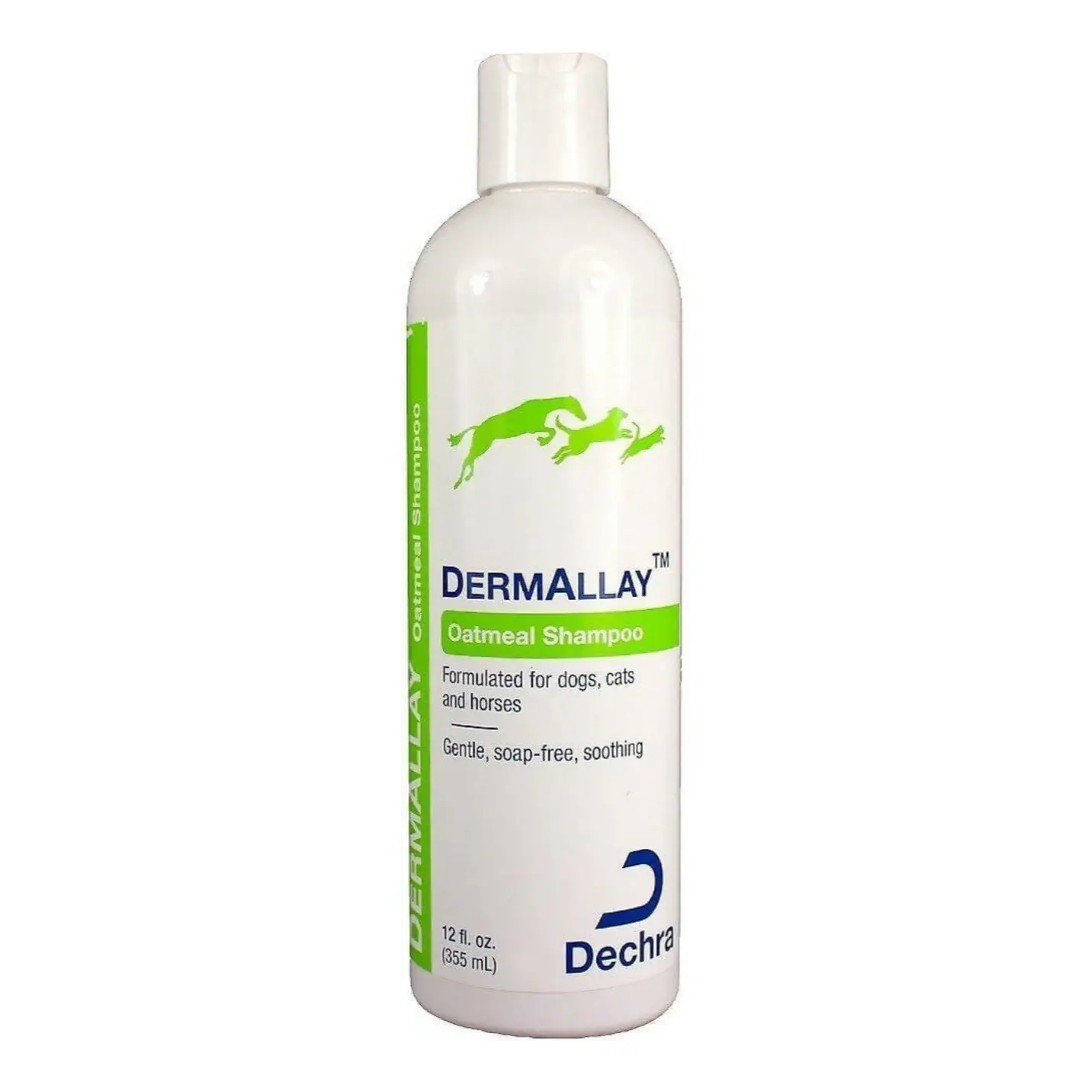 DermAllay Oatmeal Liquid Dog & Cat Grooming Shampoo - 12 oz, Lightweight Formula for Dryness Restore & Coat Repair