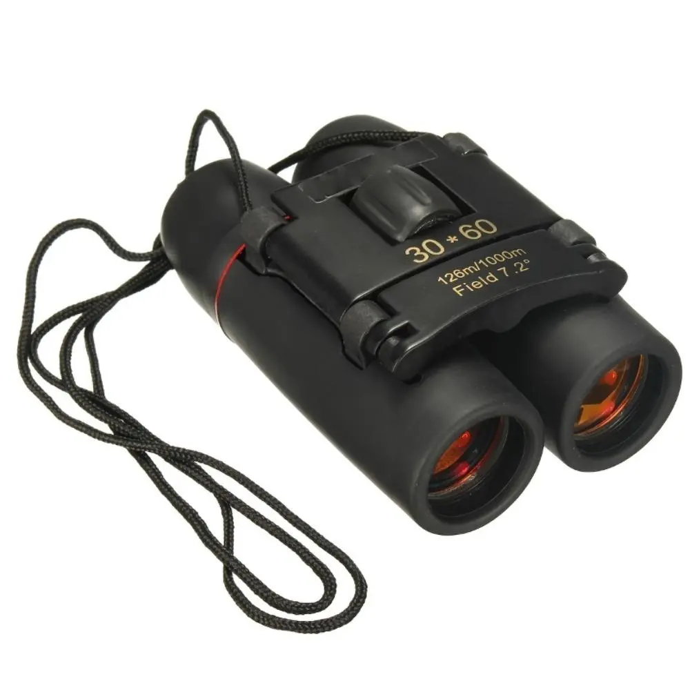 30x60 Day and Night Camping Travel Vision Spotting Scope, Optical Military Folding High Definition Binoculars Telescope, Outdoor Camping Hiking Equipment