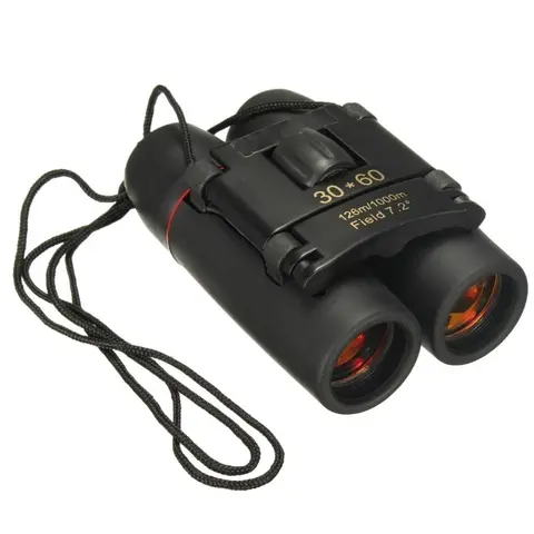 30x60 Day and Night Camping Travel Vision Spotting Scope, Optical Military Folding High Definition Binoculars Telescope, Outdoor Camping Hiking Equipment, Camping Supplies, Camping Gear