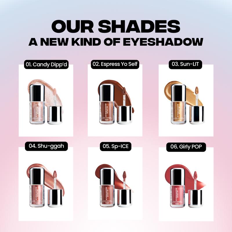 EYE-conic DUO - 2 Eyeshadow STAY-Ns, buildable, long-lasting, crease-proof liquid eyeshadows